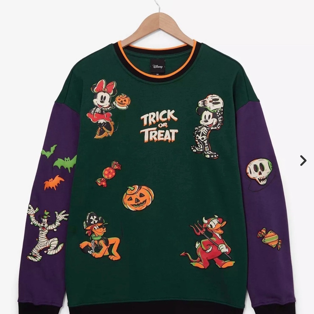 Disney Characters Halloween Sweatshirt